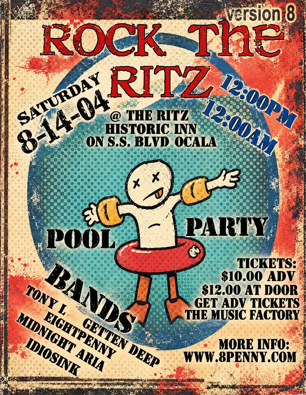 Flyer: Rock the Ritz at the Ritz Historic Inn, Ocala