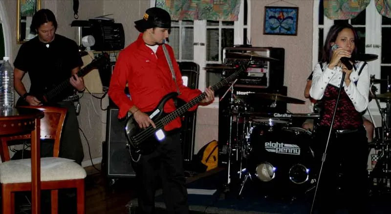 Live on stage